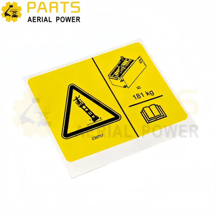 Decal,Battery Tip-over Hazard 230757GT For Genie suppliers
