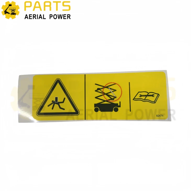 Decal,Satety 82474GT For Genie
