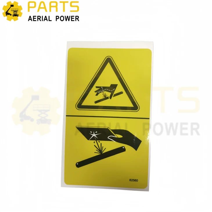 Decal, Skin Injection Hazard 82560GT For Genie