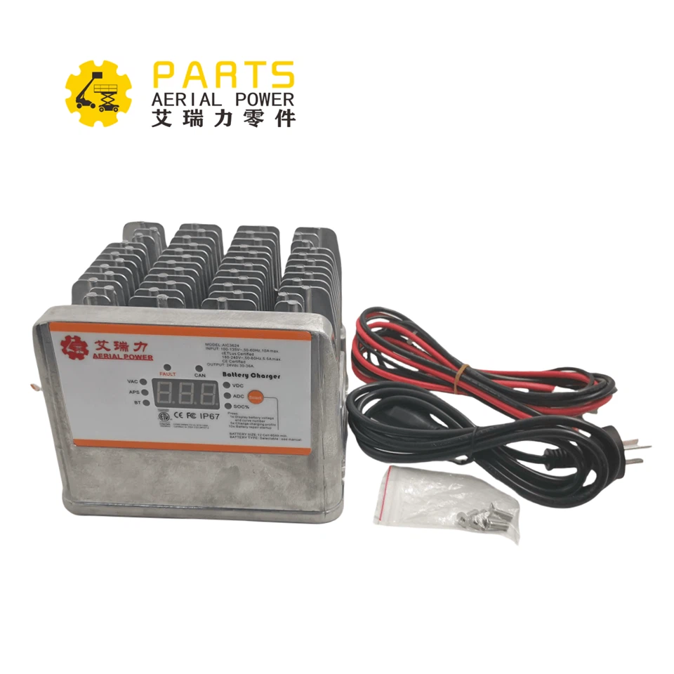 Battery Charger, 24VDC, 180-240VAC, 50/60HZ, 36A 00007684 Dingli